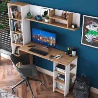 Set de mobilă pentru copii Mirage Meble HA125 Modulară / Walnut photo 2