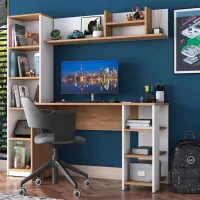 Set de mobilă pentru copii Mirage Meble HA125 Modulară / Walnut photo 3