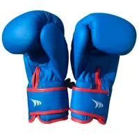 Боевые перчатки Yakimasport Shark Бокс / Adult / 8 oz / Синий photo 2