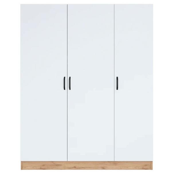 Dulap Mirage Meble BA105 3D 145 x 55 x 181.8 / PAL / Walnut - White photo 2