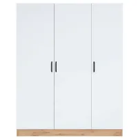 Dulap Mirage Meble BA105 3D 145 x 55 x 181.8 / PAL / Walnut - White photo 2