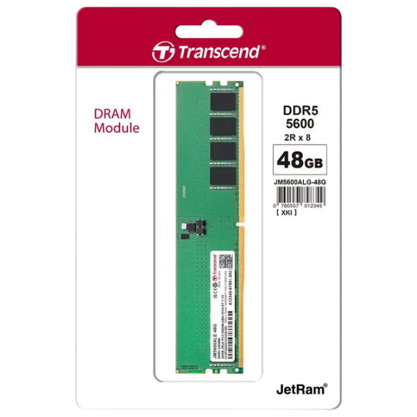 Оперативная память Transcend JetRam JM5600ALE-48G  / DDR5 / 48 ГБ photo 2