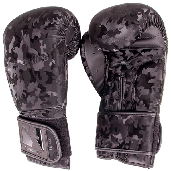 Mănuși de lupte Insportline Cameno Box / Adult / 10 oz / Black photo 1