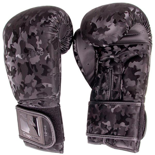 Mănuși de lupte Insportline Cameno Box / Adult / 10 oz / Black photo 1