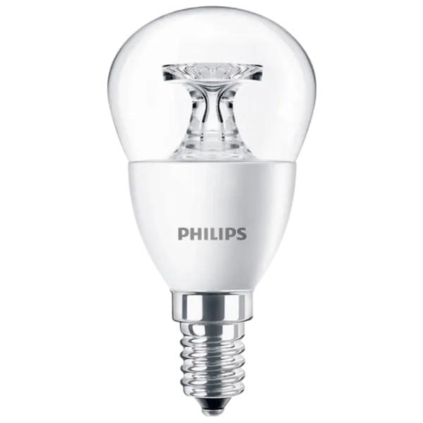 Лампочка светодиодная Philips CorePro LED luster 151725 E14 / 4 Вт / 2700 K / 250лм / White photo 1 Лампочка светодиодная Philips CorePro LED luster 151725 E14 / 4 Вт / 2700 K / 250лм / White photo 1