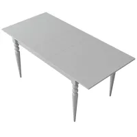 Кухонный стол раскладной Mirage Meble JA112 ДСП/ Белый