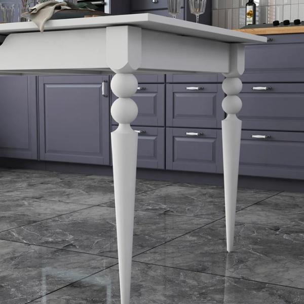Masă de bucătărie extensibilă Mirage Meble JA112 PAL/ White photo 5