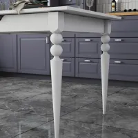 Masă de bucătărie extensibilă Mirage Meble JA112 PAL/ White photo 5
