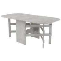 Кухонный стол раскладной ML-Mobila овал ДСП/ Серый