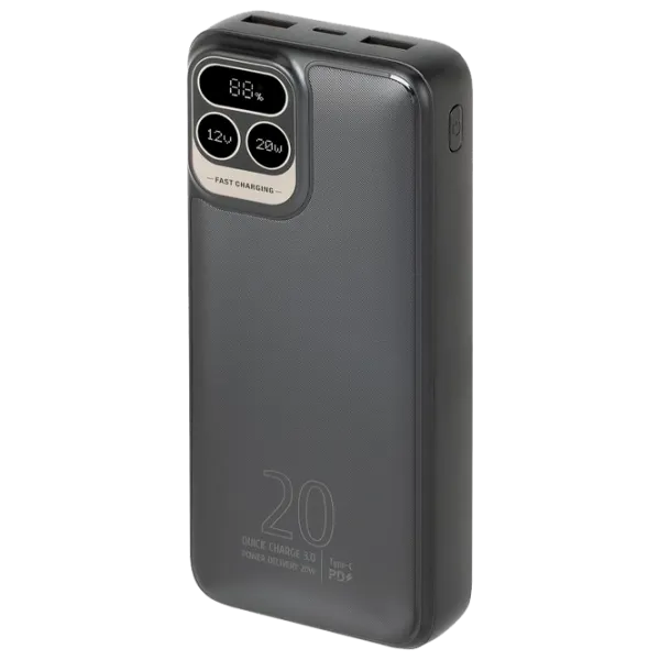 Power Bank RivaCase VA2521 20000 mAh/ Black photo 1