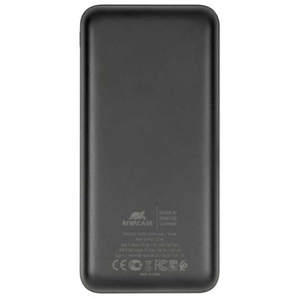 Power Bank RivaCase VA2102 20000 мАч/ Черный photo 5
