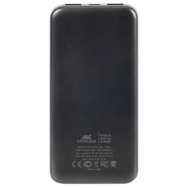 Power Bank RivaCase VA2511 10000 мАч/ Черный photo 2