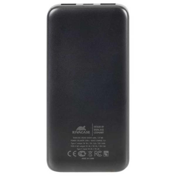 Power Bank RivaCase VA2511 10000 мАч/ Черный photo 2