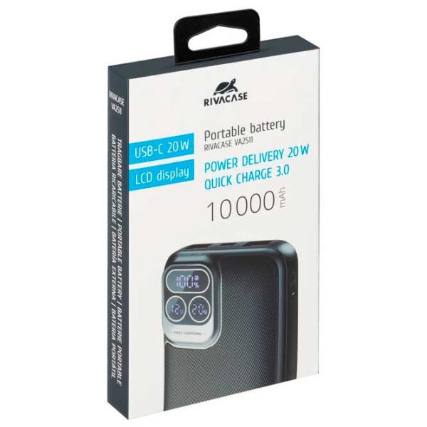 Power Bank RivaCase VA2511 10000 мАч/ Черный photo 5
