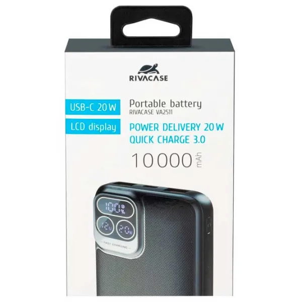 Power Bank RivaCase VA2511 10000 мАч/ Черный photo 6