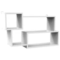 Полка ML-Mobila МЛ-2 ДСП / Белый