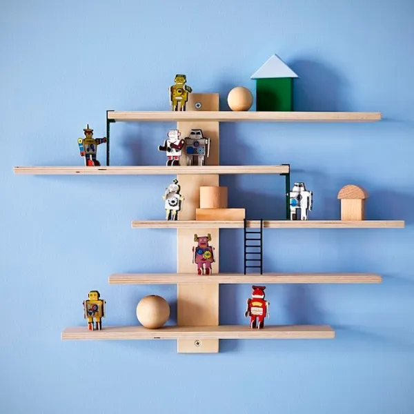 Raft Ikea Lustigt Masiv / Natural photo 4