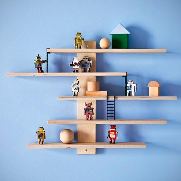 Raft Ikea Lustigt Masiv / Natural photo 4