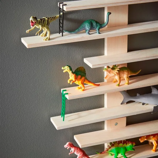 Raft Ikea Lustigt Masiv / Natural photo 5