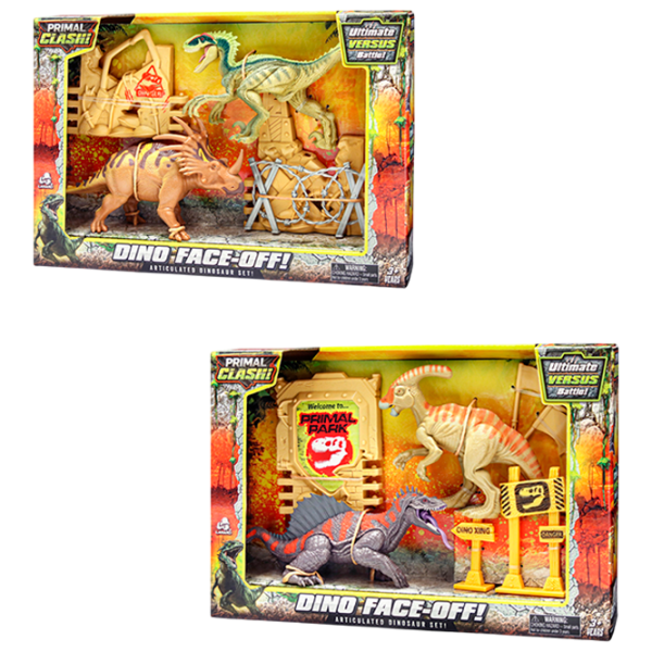 Figurine Lanard Dinozaur Primal Dino Face-Off 3+ / Multicolor photo 1