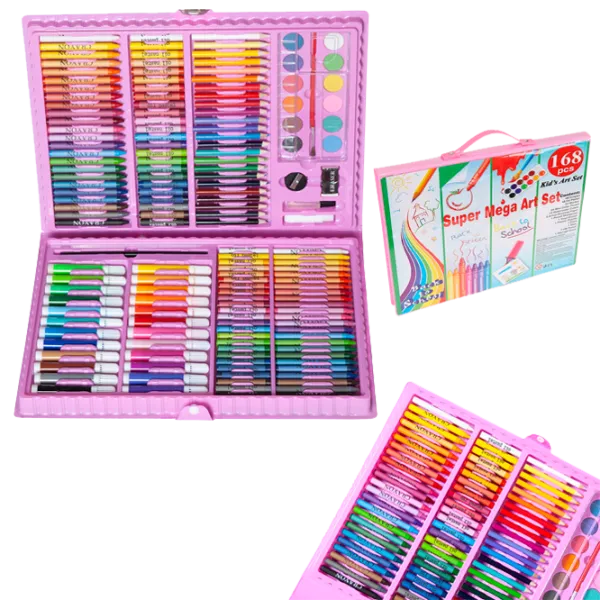 Set de creație Iso Trade Super Mega Art 9174 5393884 3+ / Multicolor Pink photo 7