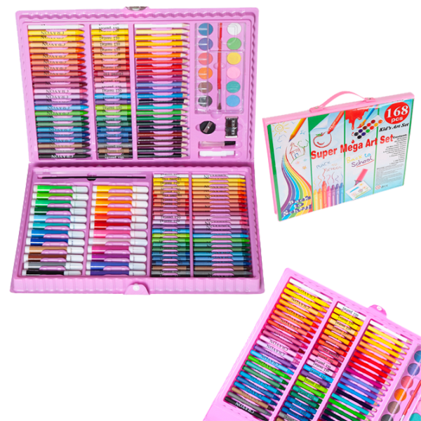 Set de creație Iso Trade Super Mega Art 9174 5393884 3+ / Multicolor Pink photo 7