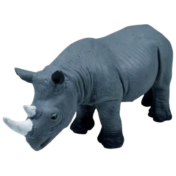 Figurină Deluxe Animals Rhino 3+ / Gray photo 1