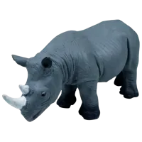Фигурка Deluxe Animals Rhino 3+ / Серый