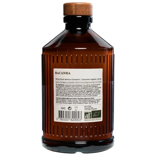 Sirop BACANHA Brut Caramel 400 ml / Caramel photo 2 Sirop BACANHA Brut Caramel 400 ml / Caramel photo 2