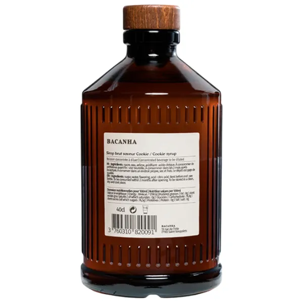 Sirop BACANHA Brut Cookie 400 ml / Biscuit photo 2 Sirop BACANHA Brut Cookie 400 ml / Biscuit photo 2
