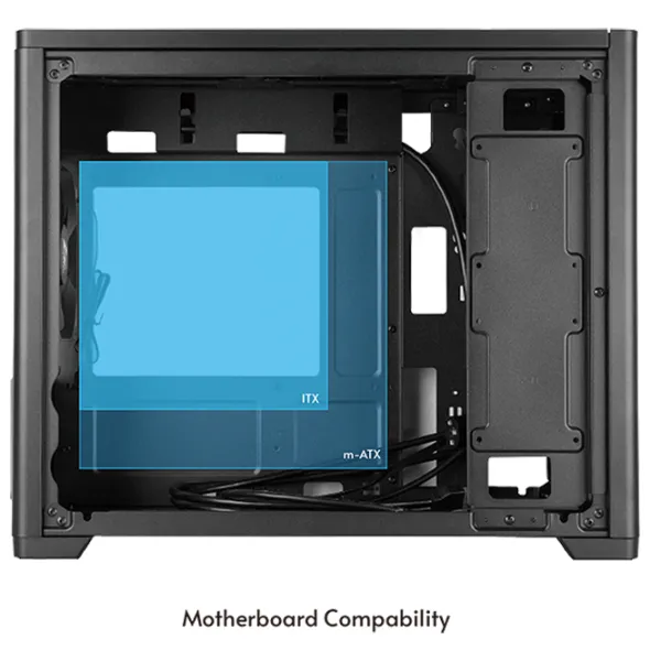 Корпус Chieftec BX-10B-OP Mini Tower / Черный photo 8