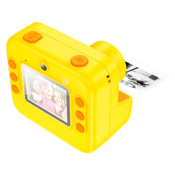Cameră foto Hoco Children Printing Camera Dual Lens DV200 6+ / Orange Yellow photo 6 Cameră foto Hoco Children Printing Camera Dual Lens DV200 6+ / Orange Yellow photo 6