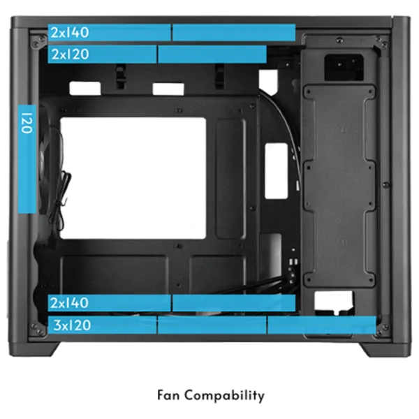 Корпус Chieftec BX-MESH Mini Tower / Черный photo 9