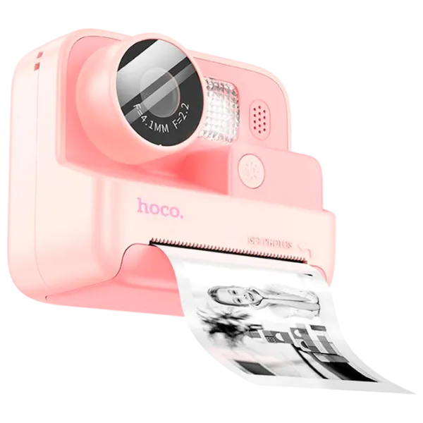 Фотоаппарат Hoco Children Printing Camera Dual Lens DV200 6+ / Черный Розовый photo 1 Фотоаппарат Hoco Children Printing Camera Dual Lens DV200 6+ / Черный Розовый photo 1