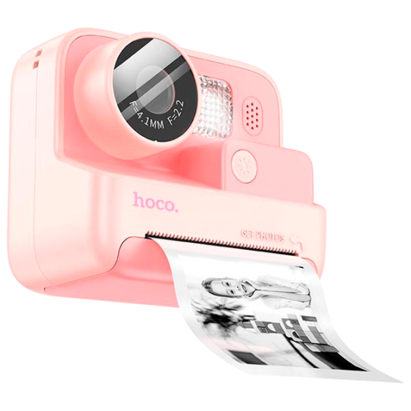 Фотоаппарат Hoco Children Printing Camera Dual Lens DV200 6+ / Черный Розовый photo 1 Фотоаппарат Hoco Children Printing Camera Dual Lens DV200 6+ / Черный Розовый photo 1