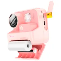 Фотоаппарат Hoco Children Printing Camera Dual Lens DV200 6+ / Черный Розовый photo 5