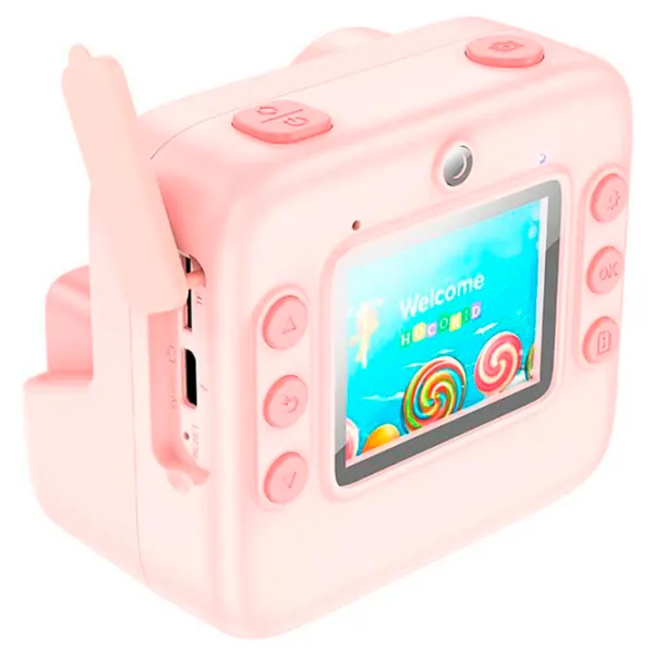 Фотоаппарат Hoco Children Printing Camera Dual Lens DV200 6+ / Черный Розовый photo 6 Фотоаппарат Hoco Children Printing Camera Dual Lens DV200 6+ / Черный Розовый photo 6