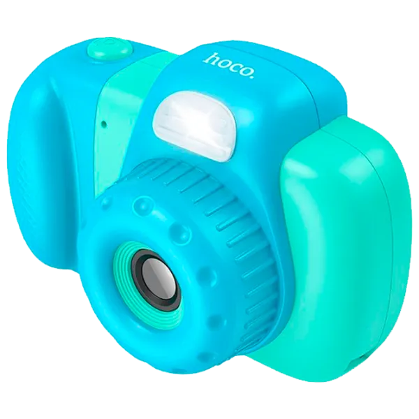 Cameră foto Hoco Children Camera Dual Lens DV201 6+ / Albastru deschis Blue photo 1 Cameră foto Hoco Children Camera Dual Lens DV201 6+ / Albastru deschis Blue photo 1