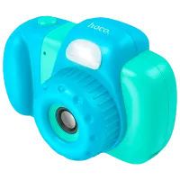 Фотоаппарат Hoco Children Camera Dual Lens DV201 6+ / Голубой Синий