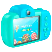 Фотоаппарат Hoco Children Camera Dual Lens DV201 6+ / Голубой Синий photo 2