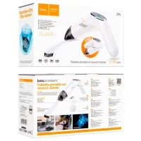 Aspirator portabil Hoco ZP6 80 W / Black White photo 8