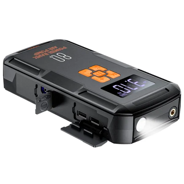Incărcător și Redresor auto Hoco QS2 Land Portable Smart Air Pump Emergency 300 A - 800 А photo 1