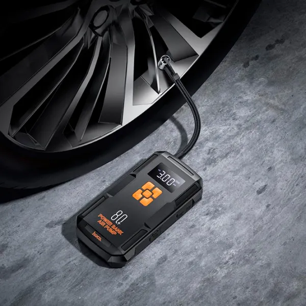 Incărcător și Redresor auto Hoco QS2 Land Portable Smart Air Pump Emergency 300 A - 800 А photo 6