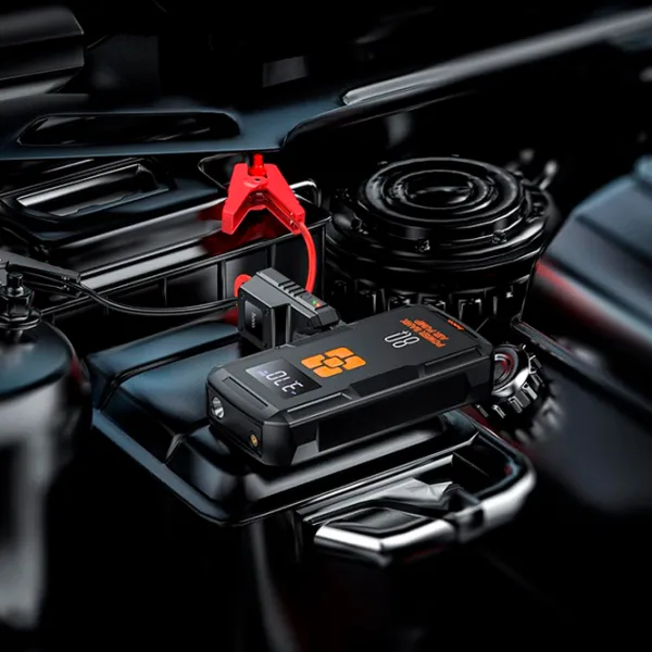 Incărcător și Redresor auto Hoco QS2 Land Portable Smart Air Pump Emergency 300 A - 800 А photo 7