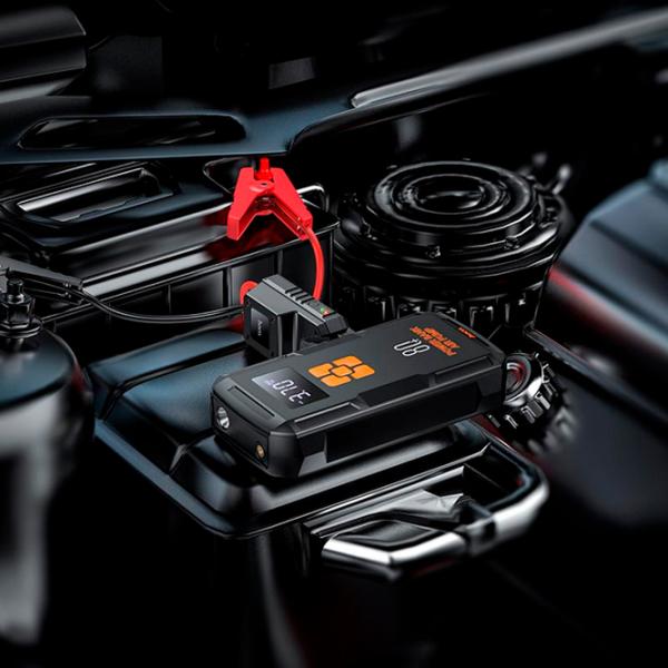 Incărcător și Redresor auto Hoco QS2 Land Portable Smart Air Pump Emergency 300 A - 800 А photo 7
