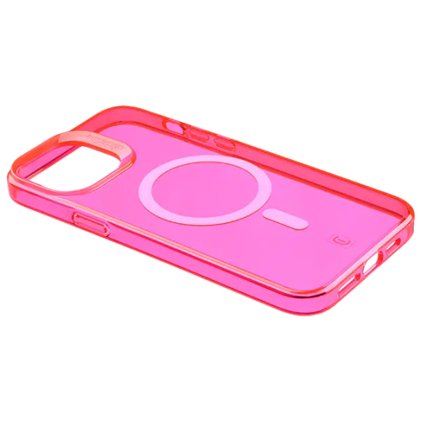 Чехол для смартфона Apple iPhone 14 Cellularline / MagSafe Back / ТПУ / Прозрачный Розовый photo 1