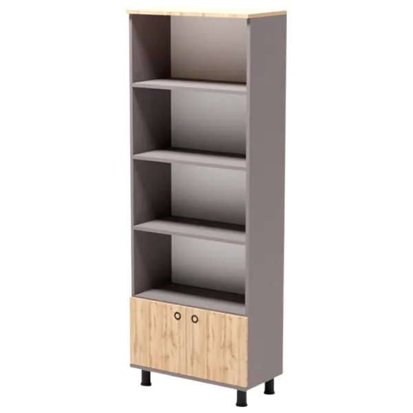 Dulap cu polițe Smartex Maxi 187 x 70 x 35 / PAL / Stejar închis photo 1
