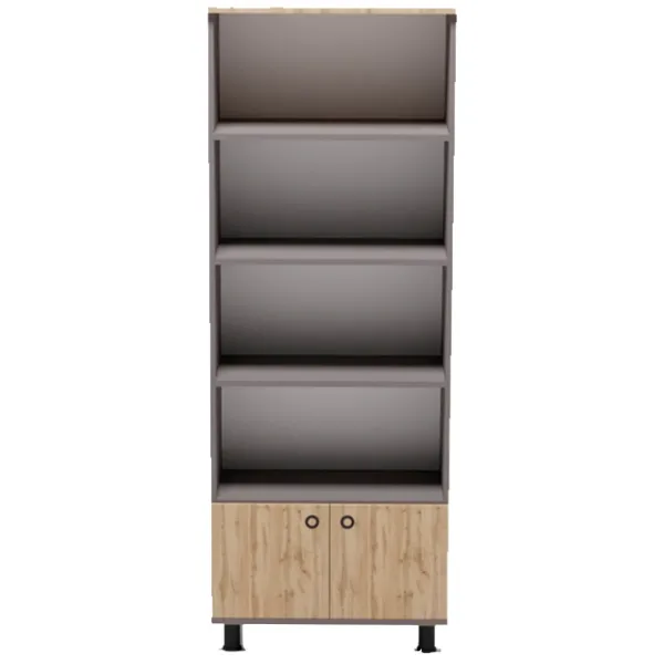 Dulap cu polițe Smartex Maxi 187 x 70 x 35 / PAL / Stejar închis photo 2