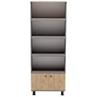 Dulap cu polițe Smartex Maxi 187 x 70 x 35 / PAL / Stejar închis photo 2