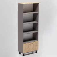 Dulap cu polițe Smartex Maxi 187 x 70 x 35 / PAL / Stejar închis photo 3